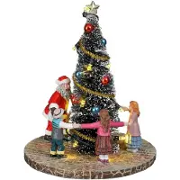 Luville Dancing around the christmas tree battery operated l11,5xb11,5xh14 cm