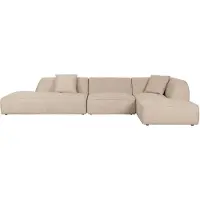 Housecraft living hoekbank rechts Tanja - beige