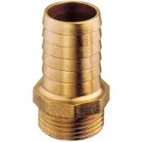 PLASTIMO Straight Hose Connector Goud 1 1/2´´