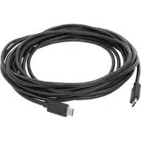 OWL LABS USB-C mannelijke naar USB-C mannelijke kabel - LABS - Meeting 3 - 4,87 m - Zwart - Compatibel met USB-C verlengkabels