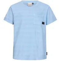 Retour Jeans gestreepte T-shirt lichtblauw Jongens Katoen Ronde hals Streep - maat 146/152