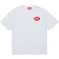 Diesel T-shirt wit Jongens Katoen Ronde hals Effen - maat 152