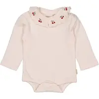 QPI Newborn romper lichtroze Meisjes Katoen Ronde hals Effen - maat 62