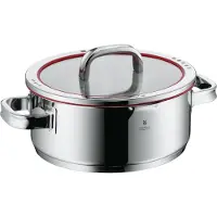 WMF Function 4 Kookpan laag - Ø240mm - Rood