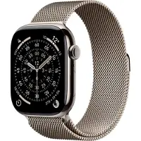 Apple Watch S11 Cellular - 46mm - Natural Titanium - Natural Milanese Loop - S/M