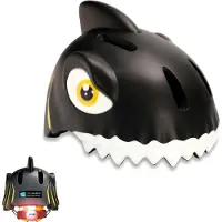 Crazy Safety Shark, fietshelm, junior, zwart