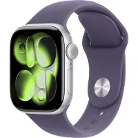 Apple Watch Series 11 gps + Cellular - 42mm Silver Aluminium Case Purple Fog Sport Band M/l