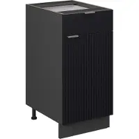 Vicco Fame-Line Keukenonderkast – 40 cm zonder werkblad Zwart gestreept