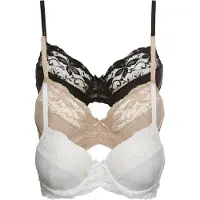 Bonprix Beugel bh met fijne kant (set van 3) maat 100