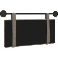 vidaXL Hangend hoofdbord Grijs Antiek PU