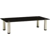 Syfax Tv-meubel 60x35x17 cm gehard glas zwart