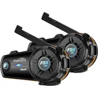 OEM Motorhelm-intercom, Bluetooth 5.0, intercombereik van 1000 meter, 900mAh batterij, ondersteunt 8 rijders, geluidsreductietechnologie