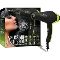 Italian Design GTI 2300 Airlissimo Haardroger | zwart/groen