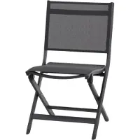 Siena Garden Tesoro M29564 Tuinstoel Aluminium Antraciet (mat), Zwart, Zilver