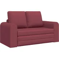 vidaXL Slaapbank 60cm Wijnrood Stof