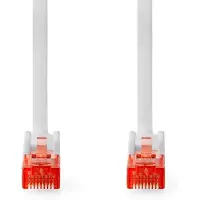 Nedis CAT6 Netwerkkabel | RJ45 Male | RJ45 Male | U/UTP | 30.0 m | Rond | PVC | Wit | Label - CCGL85200WT300