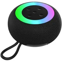 LONGZIMING -Bluetooth-luidspreker - Draagbare Outdoor Bluetooth Speaker – IPX6 waterdicht - 360° Surround Sound - RGB-verlichting - 24H accu