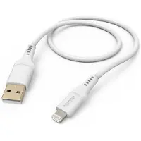 Hama Oplaadkabel - - Flexibel - 1,5 m - Lightning - USB A - Wit