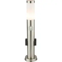 Globo Tuinlamp Boston I RVS met stopcontact