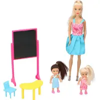 Huismerk Premium Poppen Set School - 29 cm
