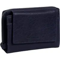 The Chesterfield Brand Leer portemonnee Hanoi Billfold High Navy blauw
