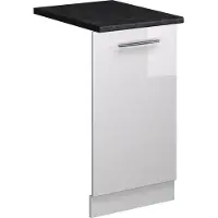 Vicco Fame-Line Vaatwasserfrontpaneel – 45 cm, WB Antraciet Wit Hoogglans