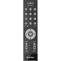 Technisat IsiZapper (Universele afstandsbediening, Radiofrequentie (RF)), Afstandsbediening, Zwart