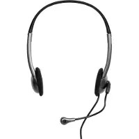 Port Designs 901603, Kabel, Geschikt voor kantoor/callcenter, 20 - 20000 Hz, 69 g, Hoofdtelefoon met microfoon, Zwart