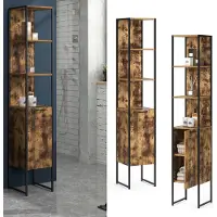 Vicco Fyrk Badkamerkast – 33 x 185 cm Antiek hout