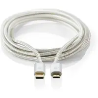 Nedis Premium USB Micro B naar USB-C kabel - USB2.0 - tot 2A / aluminium - 3 meter