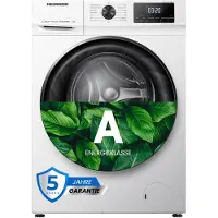 Heinner HWM-H9014INVA+++ Wasmachine 9 kg – 14 Programma’s Met Stoomfunctie & Voorwasprogramma – 1400 tpm – LED Display – Energieklasse A – Wit – 5 Jaar Garantie