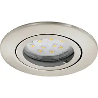 Eglo Led plafondspot Tedo 8cm nikkel mat