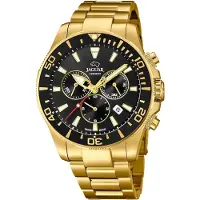 Jaguar Chronograaf Executive Polshorloge, quartz, herenhorloge, saffierglas, stopwatchfunctie, Swiss Made