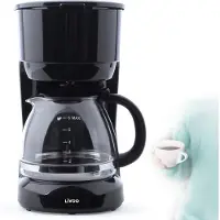 Livoo DOD183N, filterkoffieapparaat, 0,75 liter, voor gemalen koffie, 600 W, zwart