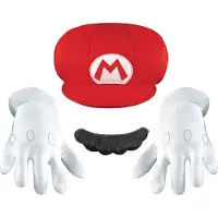 JAKKS Pacific Mario's accessoires set voor kinderen - Verkleedattribuut - One size