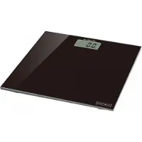 Royalty Line PS3 Personenweegschaal Digitaal - Weegschaal Met LCD Scherm - Weegschalen Digitaal - Weegschalen Makkelijk op te Bergen - Heel Dun Ontwerp - Max 180 Kg - Incl. Batterij - Zwart