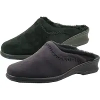 Rohde 2510 wijdte F Pantoffels | Maat 41 Dames Zwart
