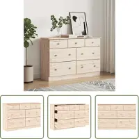 The Living Store De Living Store commode ALTA, 112x35x73 cm, massief grenenhout