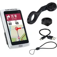 Sigma ROX 12.1 Evo GPS Fietscomputer - White - long Butler GPS out-front houder