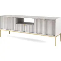 Selsey TV-Meubel Louis | spaanplaat grijs 154x56x39 cm tv-meubels | NADUVI
