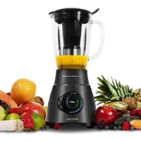 Cecotec Power Black Titanium 1800 Smart, staande blender, 1,8 liter, ijskunner, 1800 watt, zwart