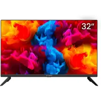 Kiano SlimTV Televisie 32" | 81,3 cm (32 inch) | 1366 x 768 pixels | LED | DVB-T2/S2 | - Zwarte televisie