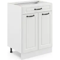 Vicco R-Line Keukenonderkast – 60 cm met lade, zonder werkblad Wit Landhuis