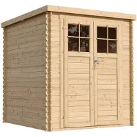 Timbela M309F - Houten tuinhuis - 3,53 m² - 204x204xH200 cm - zonder vloer
