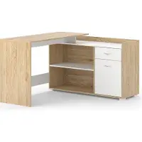 Vicco Noira Hoekbureau – 135 x 77 cm met lade Sonoma