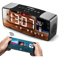 Greenblue Wekkerradio met FM, aux-in, Bluetooth 4.2, temperatuur, alarm, klok - 6W 2200 mAh GB200