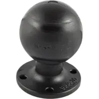 Ram Mounts Amps Round Plate With Ball Zilver