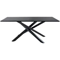 Venture Home Piazza eetkamertafel 90x190cm zwart.