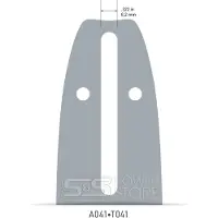 Al-Ko Gids voor kettingzaag - - Dubbele Bescherming - 45 cm - 3/8' - 62 schakels