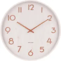 Karlsson Klok Pure Medium Basswood White 40 cm